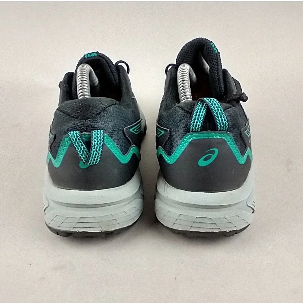 Asics Gel-Venture 8 Womens Trail Running Shoes Black Teal 1012B230 Size 9
